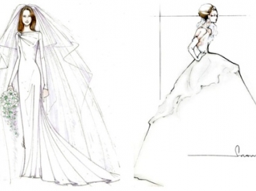 Les robes de mariée de Kate Middleton