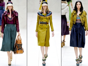 Défilé Burberry Prorsum - Printemps/été 2012