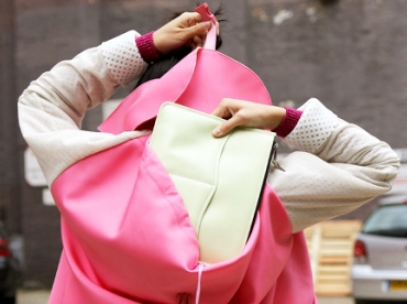 Le blouson sac à dos