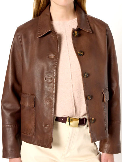 Veste en cuir