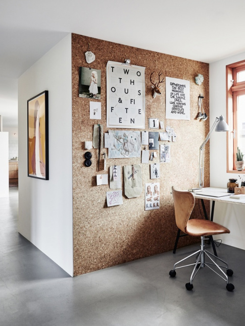 Le mur en lige, la parfaite cimaise pour un mood board phmre