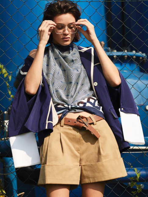 Wanted : un short coup dans un pantalon large  pinces !