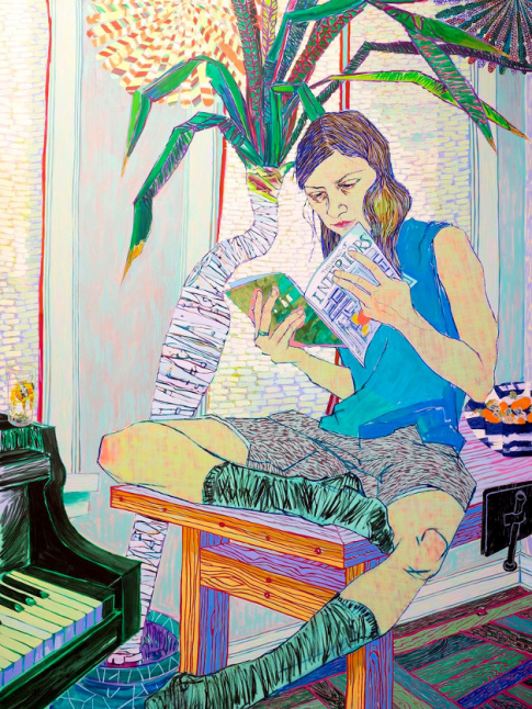Entre quotidien immortalis et traits  la Egon Schiele, les portraits de Hope Gangloff capturent l'attention