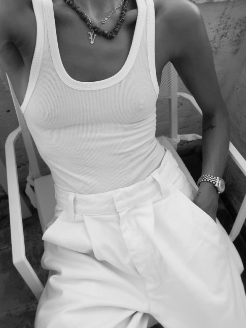Le parfait total look blanc #63