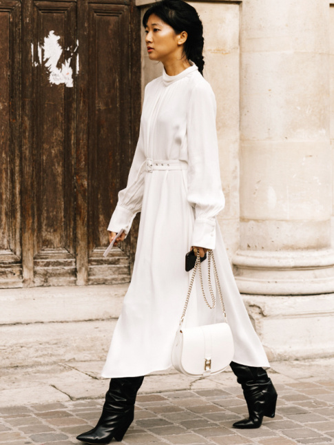 Oui au duo noir et blanc dclin en mode seventies !