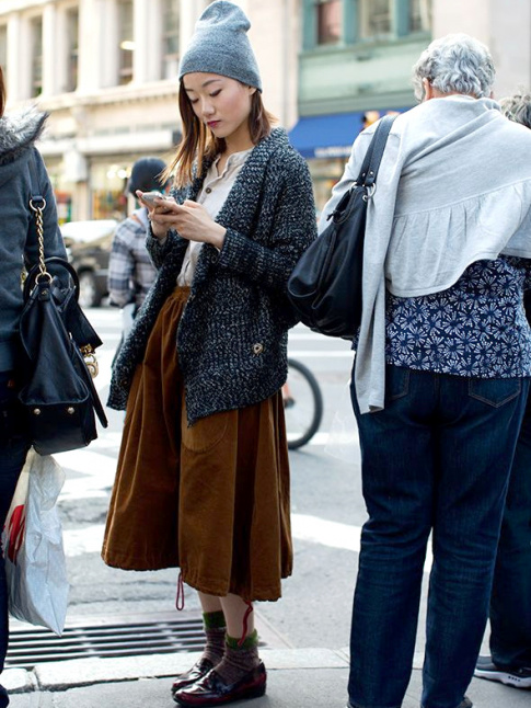 Mlant confort automnal et fminit enfantine, ce look a tout bon !