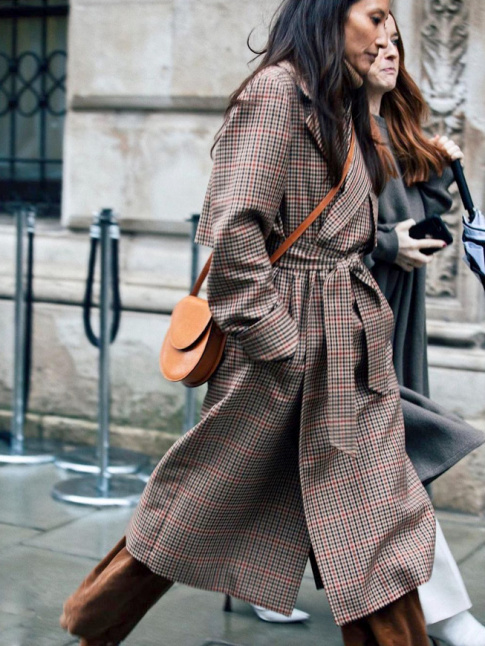 Wanted : un trench un brin ample  petits carreaux british !