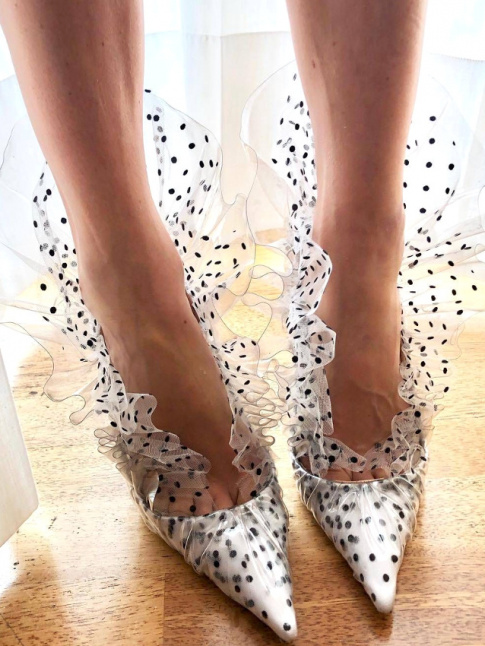 Mlant raffinement et extravagance, ces escarpins ont le mrite d'intriguer !