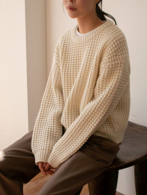 Wanted : un gros pull aux allures de gaufre ligeoise !