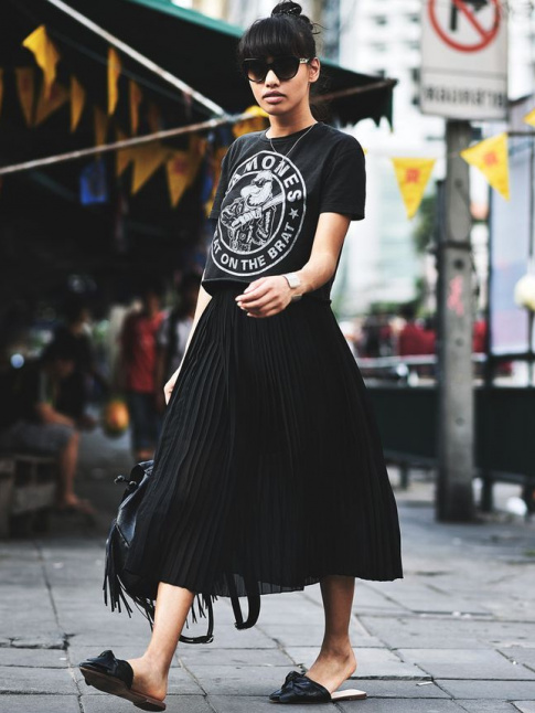 Le parfait total look noir #301