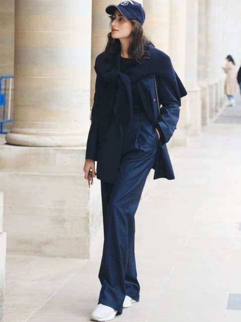 Le parfait total look bleu marine #3