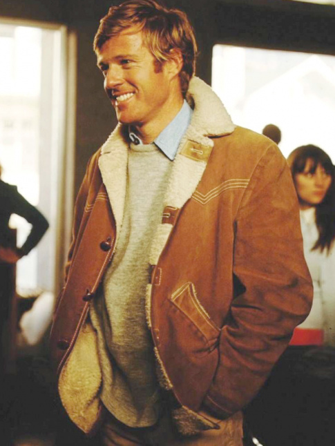 On piquerait bien  Robert Redford sa veste en peau laine !