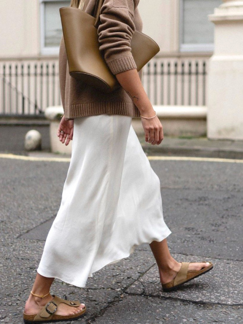 Oui au mix and match de style dclin en mode marron/blanc !