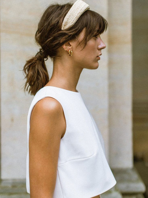 Dclin en mode minimaliste chic, le duo blanc/osier fonctionne  merveille !