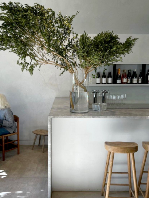 Branche d'arbre + vase transparent = le bon mix