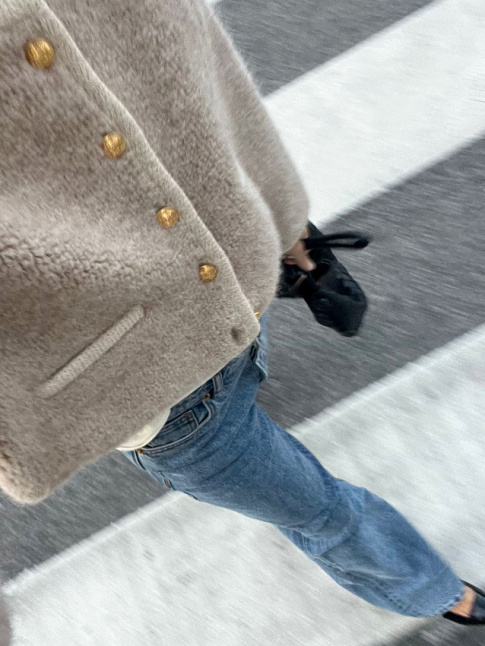 Wanted : un gilet bourgeois tout doux  porter avec un jean !