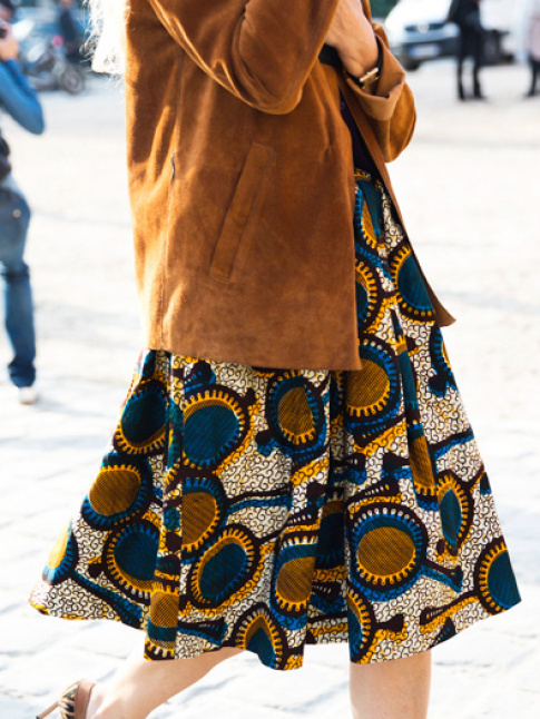 Veste en daim fauve + wax = le bon mix