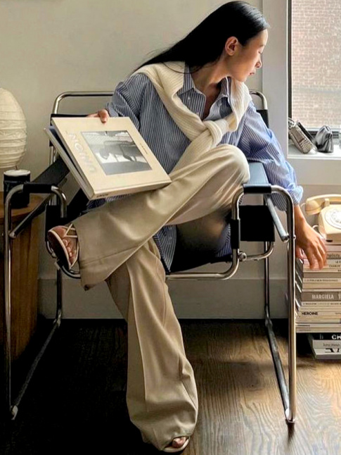 Oui au look de working girl cosy !