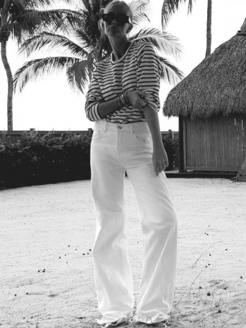 Le jean large blanc : un vritable must have printanier !