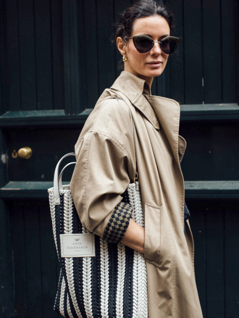 Wanted : un sac textur susceptible de densifier la toile lisse d'un trench !