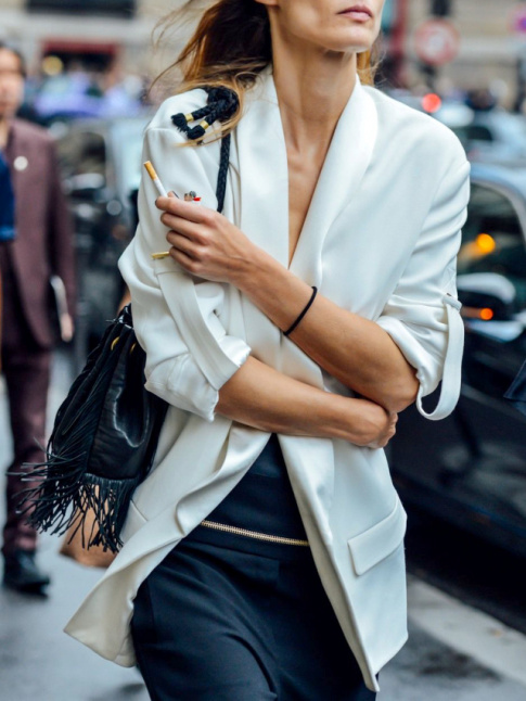 Wanted : un blazer blanc chic  porter en mode doudou !