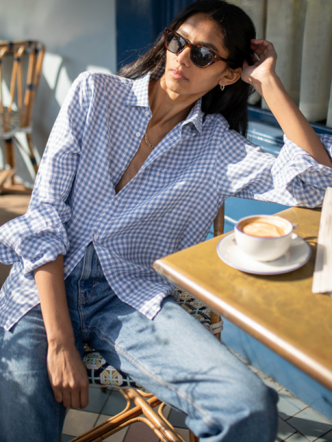 Oui au vichy port en mode boyish !