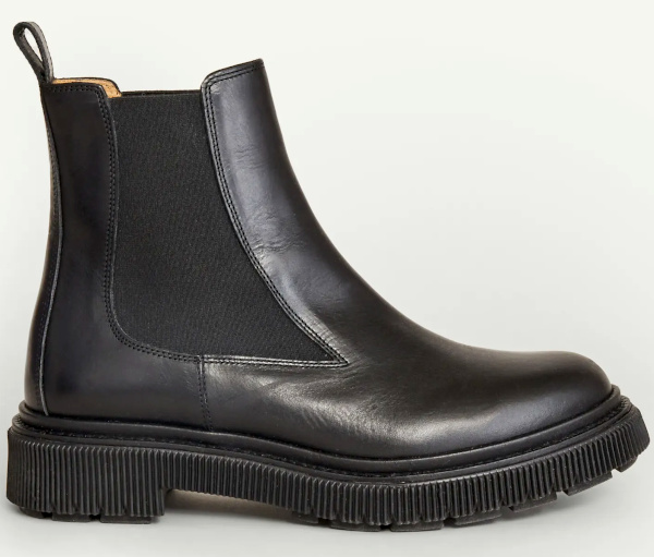 Chelsea boots en cuir noir