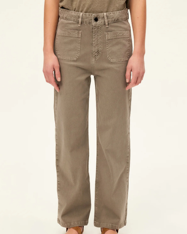 Pantalon chino kaki