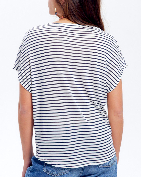 T-shirt ray Femme - Ray marine