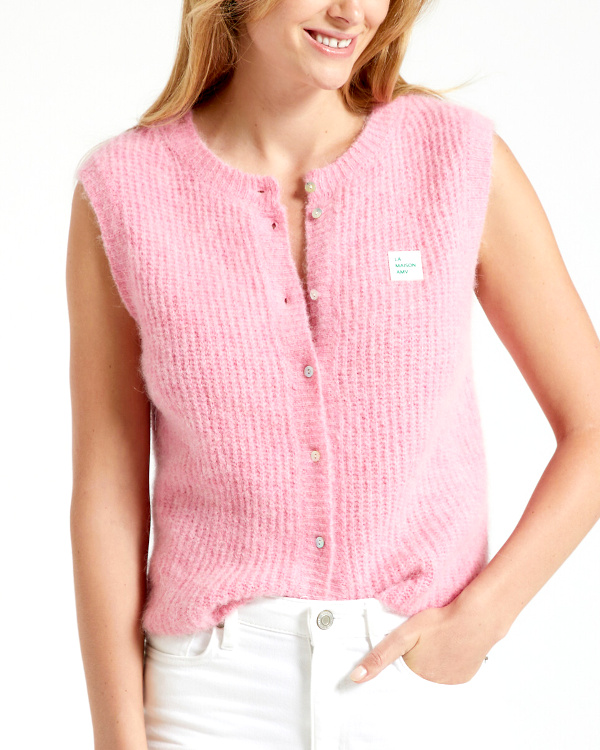 Gilet rose