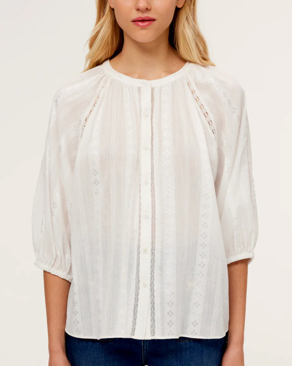 Blouse blanche femme