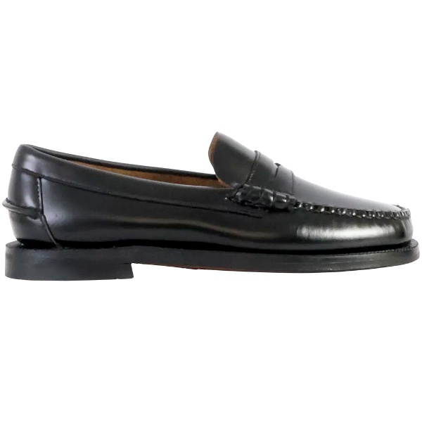 Moccassin cuir sebago classic woman | Noir