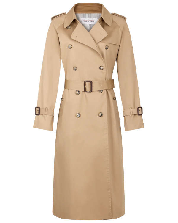 Trench long beige