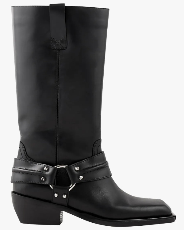 Bottes en cuir | Noir