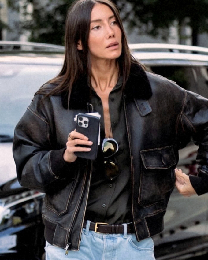 Wanted : un blouson en cuir esprit bombardier !