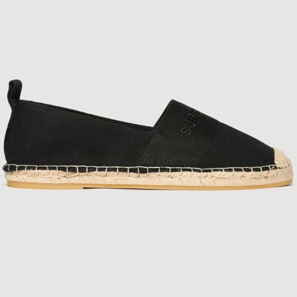 Espadrilles en toile noir