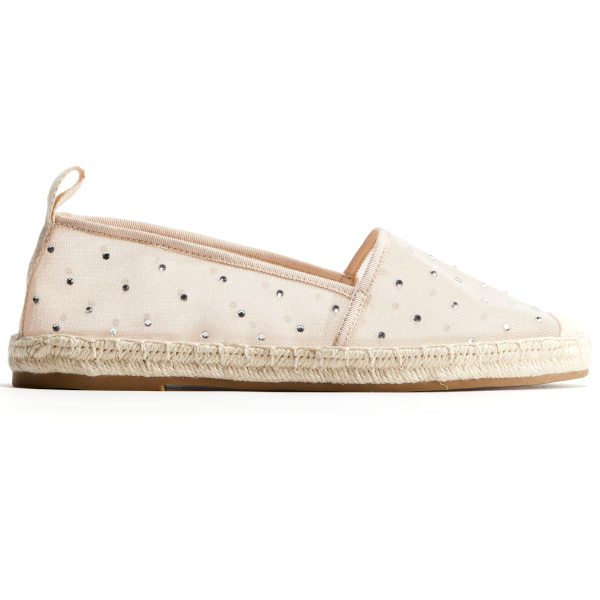 ESPADRILLES ORNEMENTÉES EN MESH