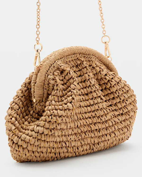 Pochette en fibre naturelle