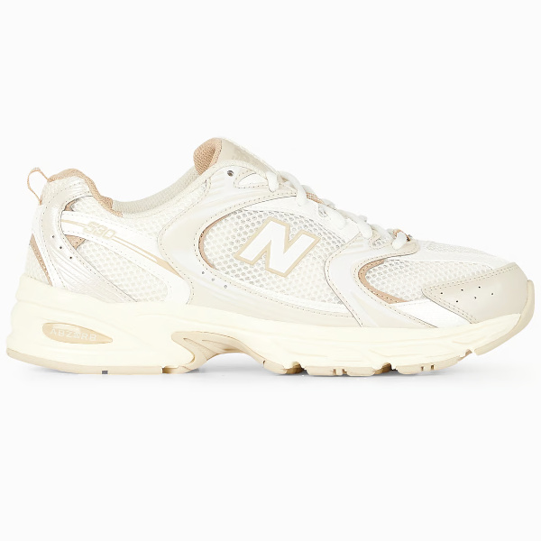 Baskets basses en mesh - Beige  530