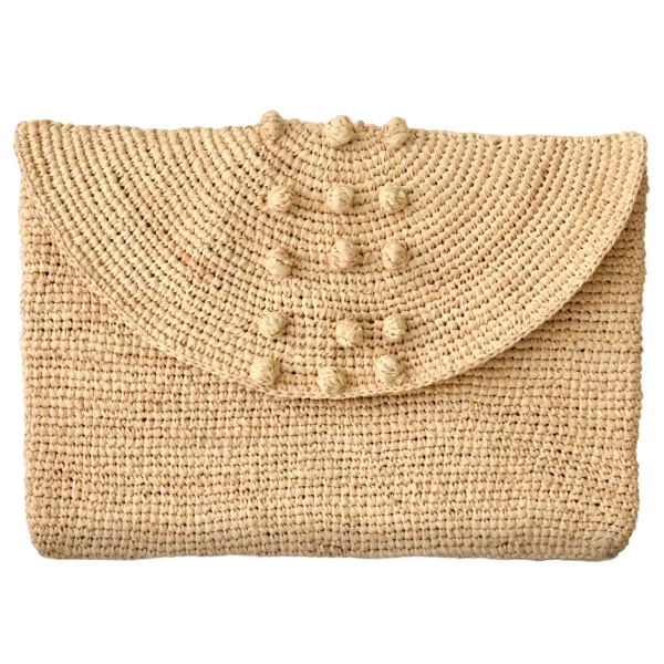 Pochette Nai Raphia | Naturel