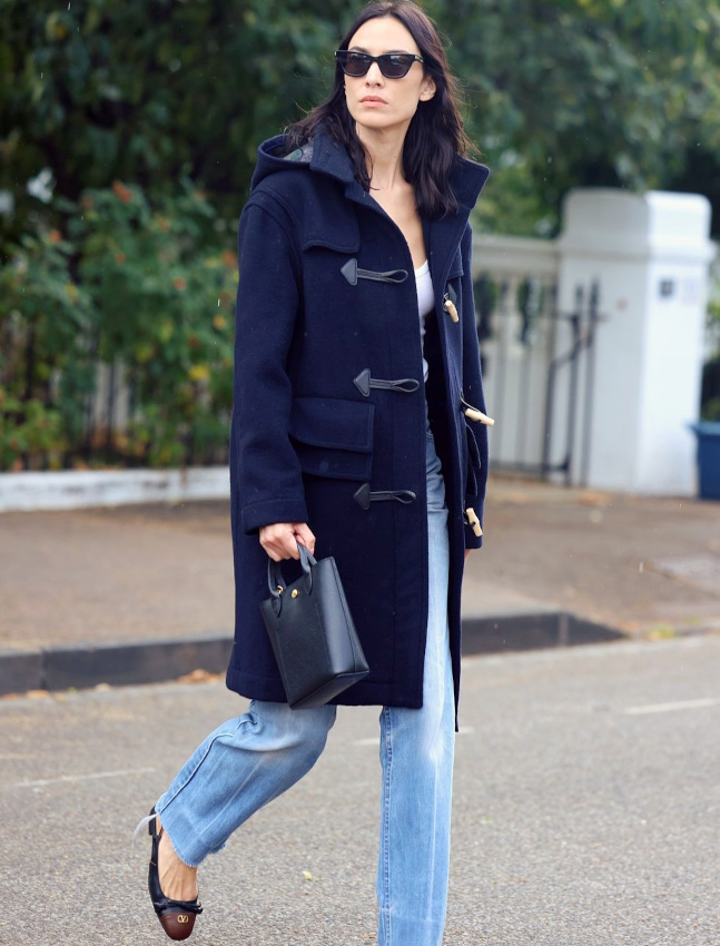 Wanted : un duffle-coat bleu marine à porter avec un jean 7/8 et une paire de ballerines !
