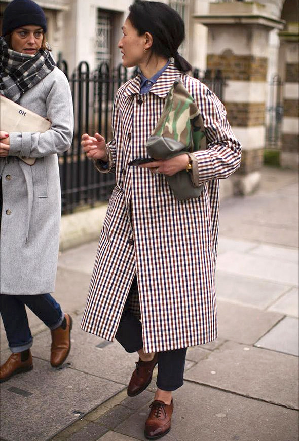 Carreaux + imprimé camouflage = le bon mix