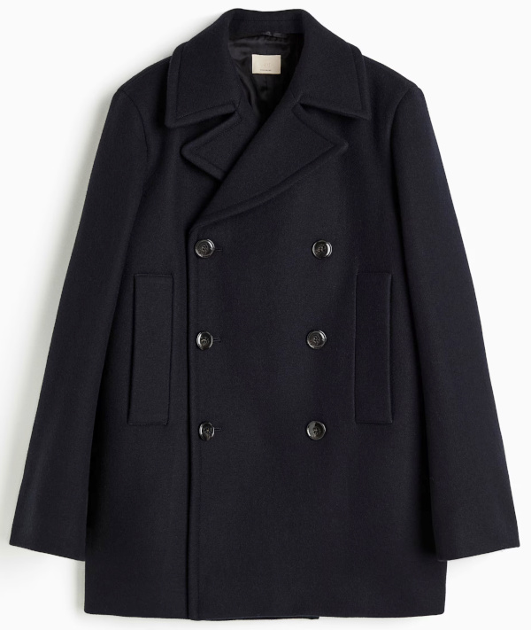 MANTEAU OVERSIZE EN LAINE MÉLANGÉE