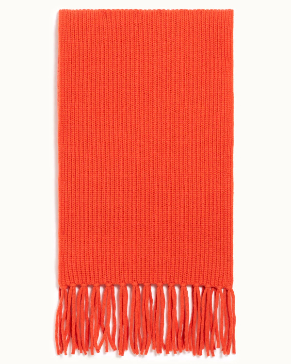 Écharpe à franges en laine