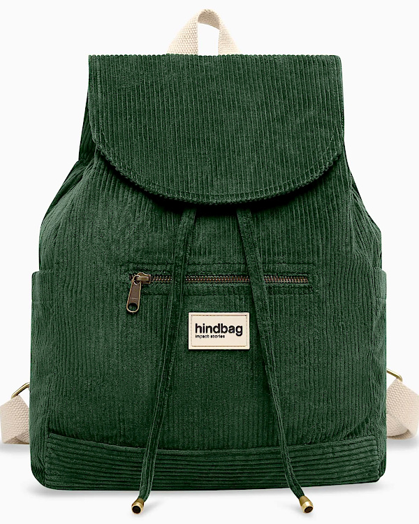 Sac à dos en coton - Vert