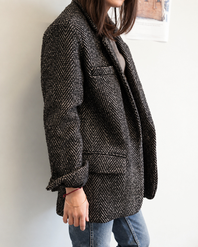 Wanted : un blazer en tweed doudou !
